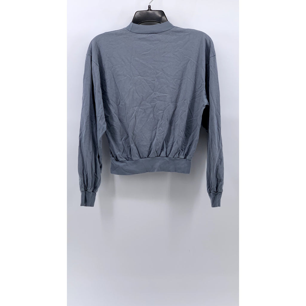 LOS ANGELES APPAREL Women's Gray Classic Crewneck Sweatshirt SZ S