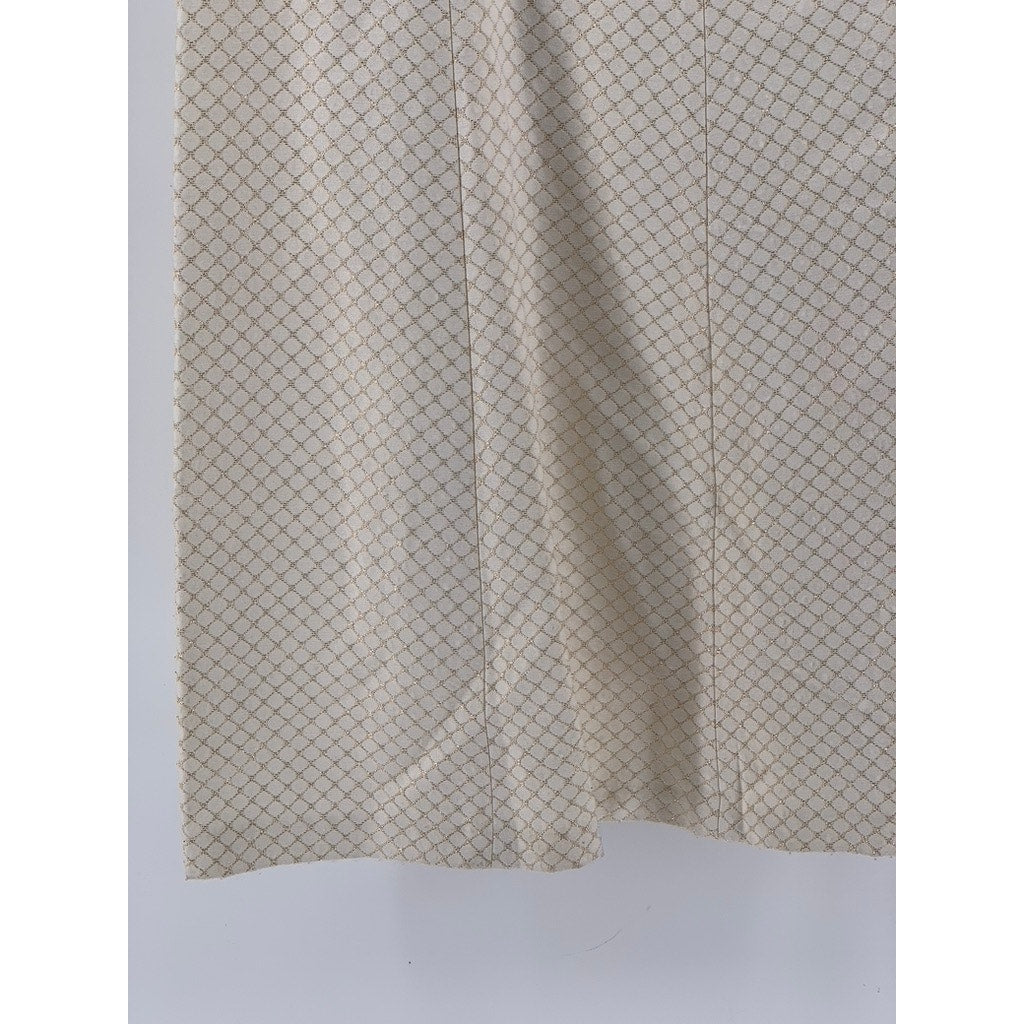 AMERICAN LIVING Women's Cream Printed Sleeveless Sheath Dress SZ 12
