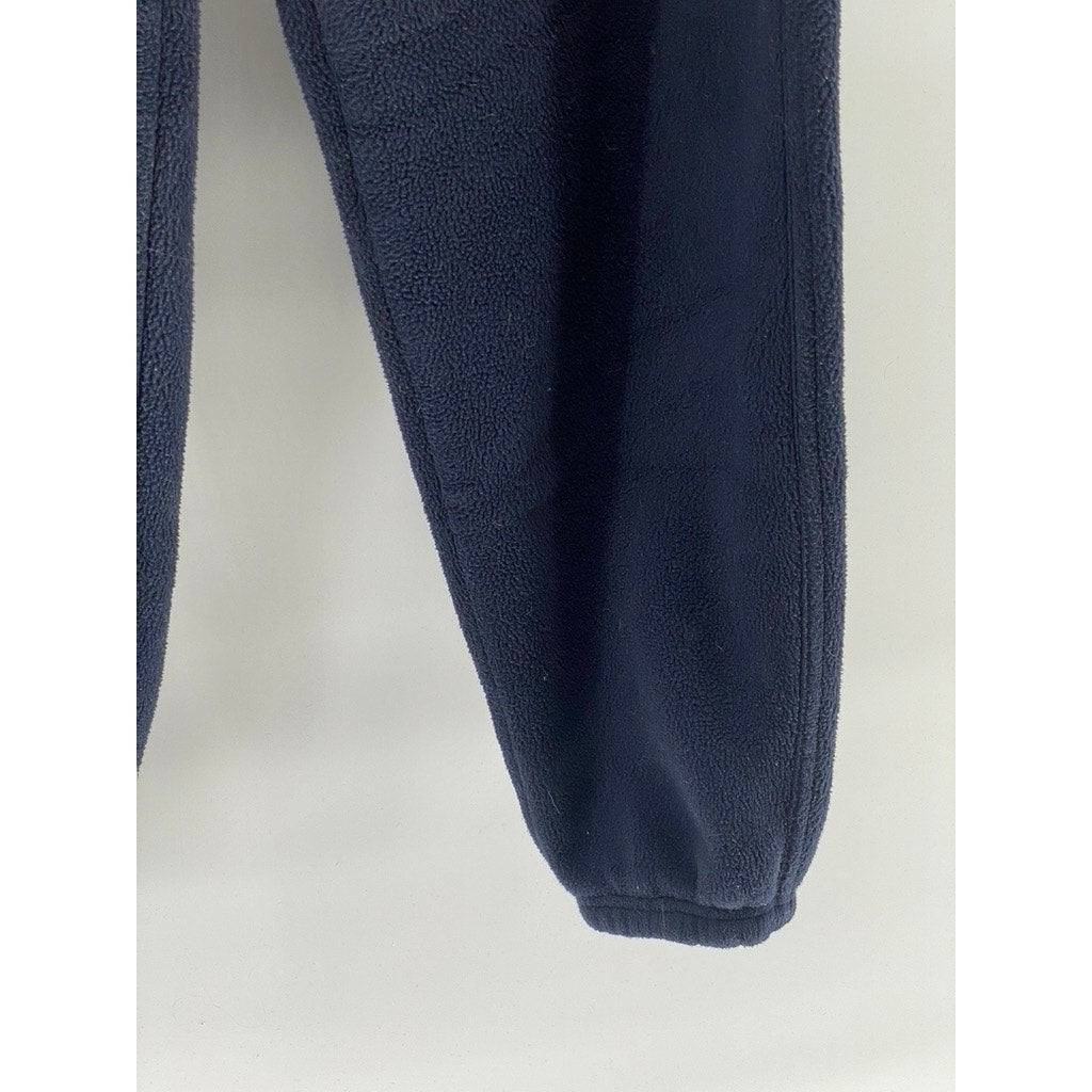 WOOLRICH Men's Navy Blue Polartec Sherpa Pull-On Sweatpants SZ M