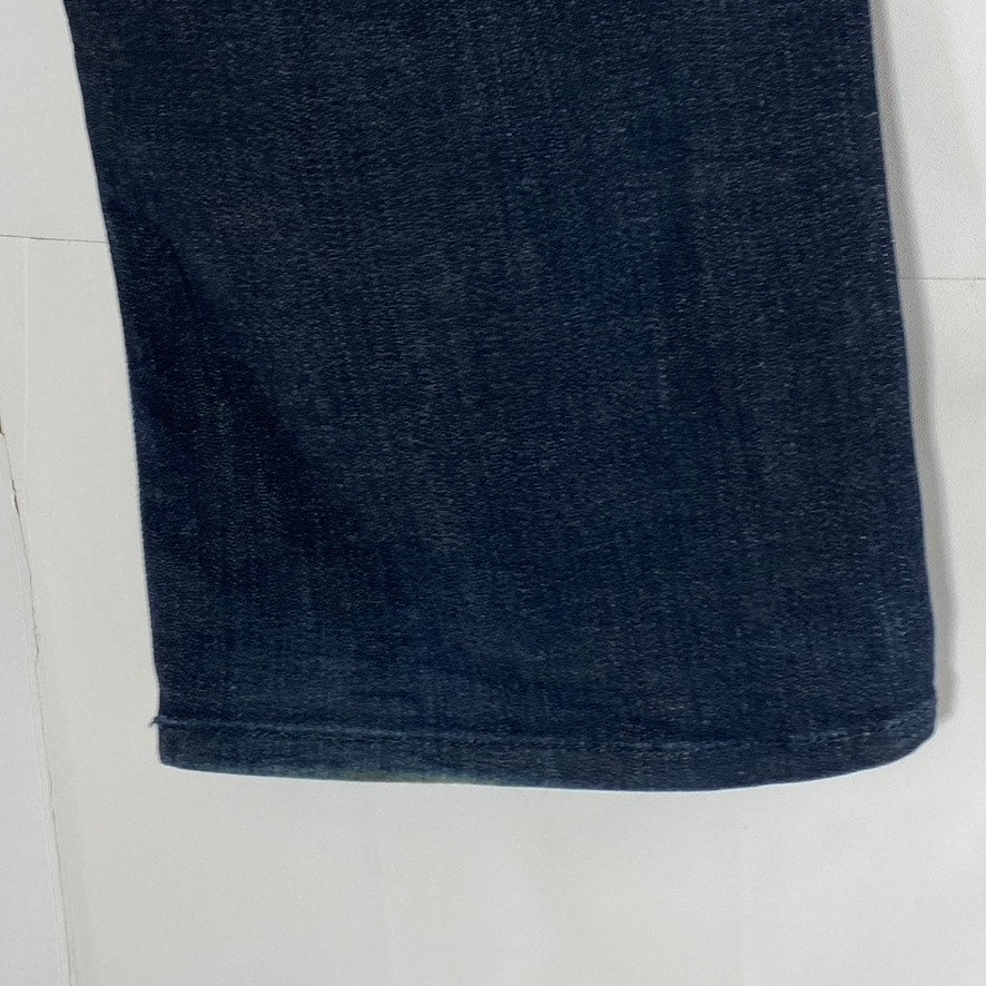 J. BRAND Women's Eclipse Navy Denim The Straight Leg Five-Pocket Jeans SZ 26