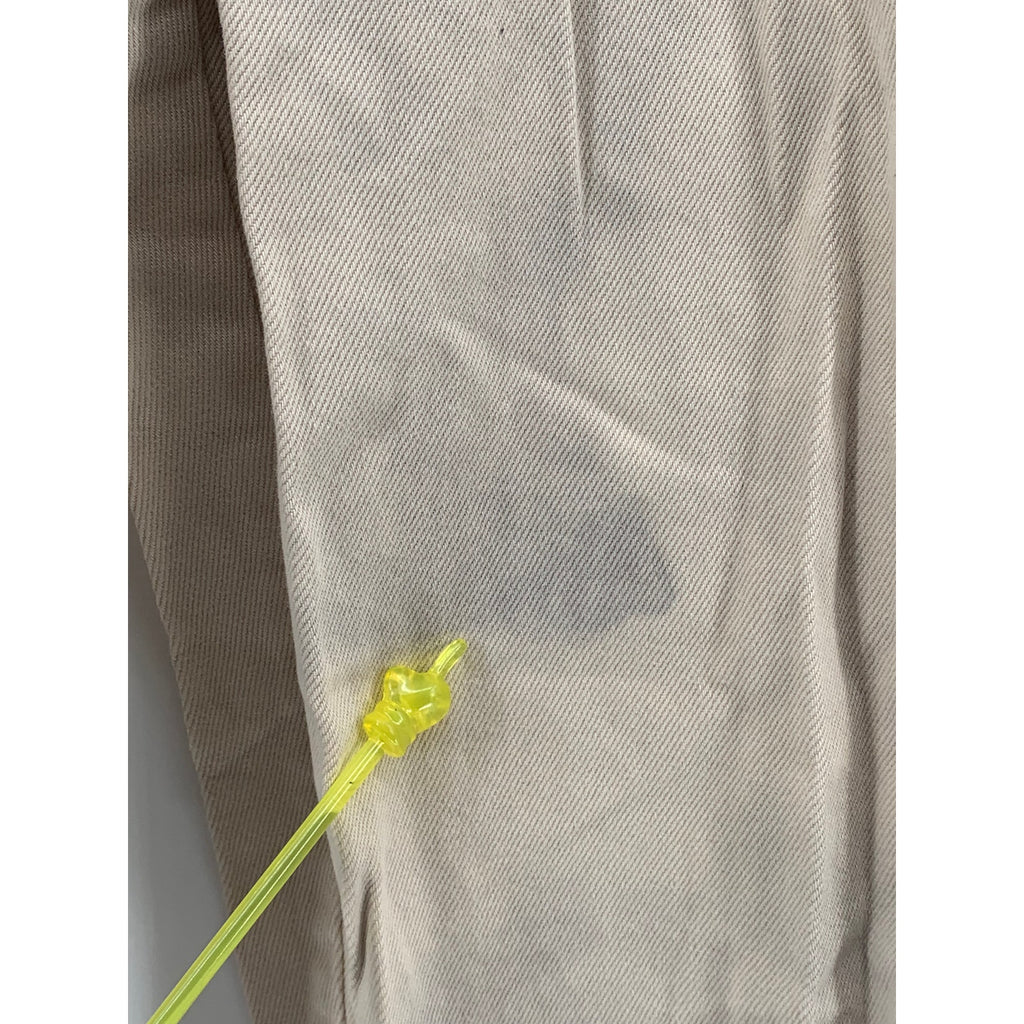 H&M Women's Tan High-Waist Twill Casual Trousers SZ 2
