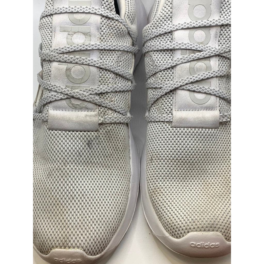 ADIDAS Men's White Mesh Cloudfoam Comfort Running Sneakers SZ 13