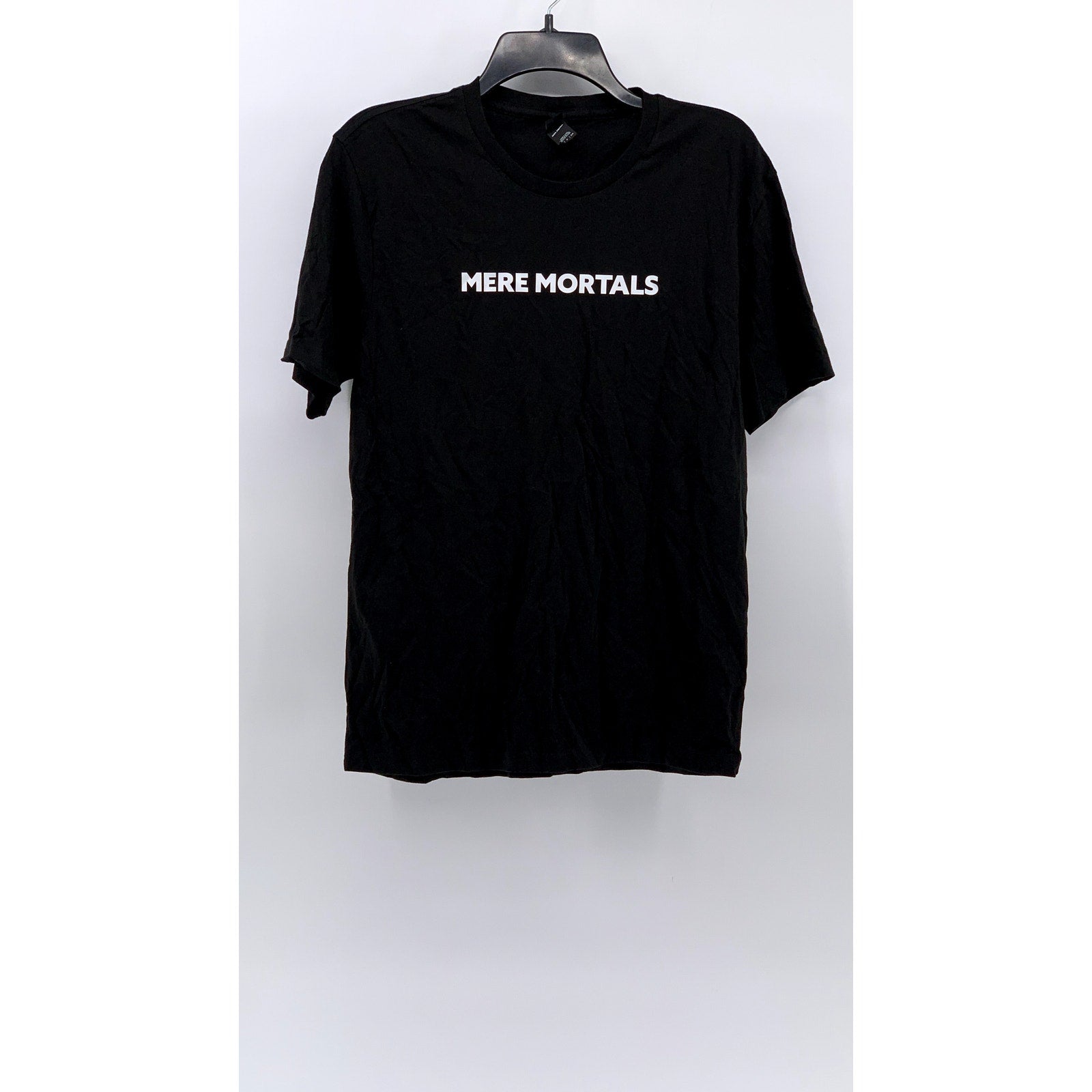 DISTRICT Men's Black Mere Mortals Graphic Crewneck T-Shirt SZ S