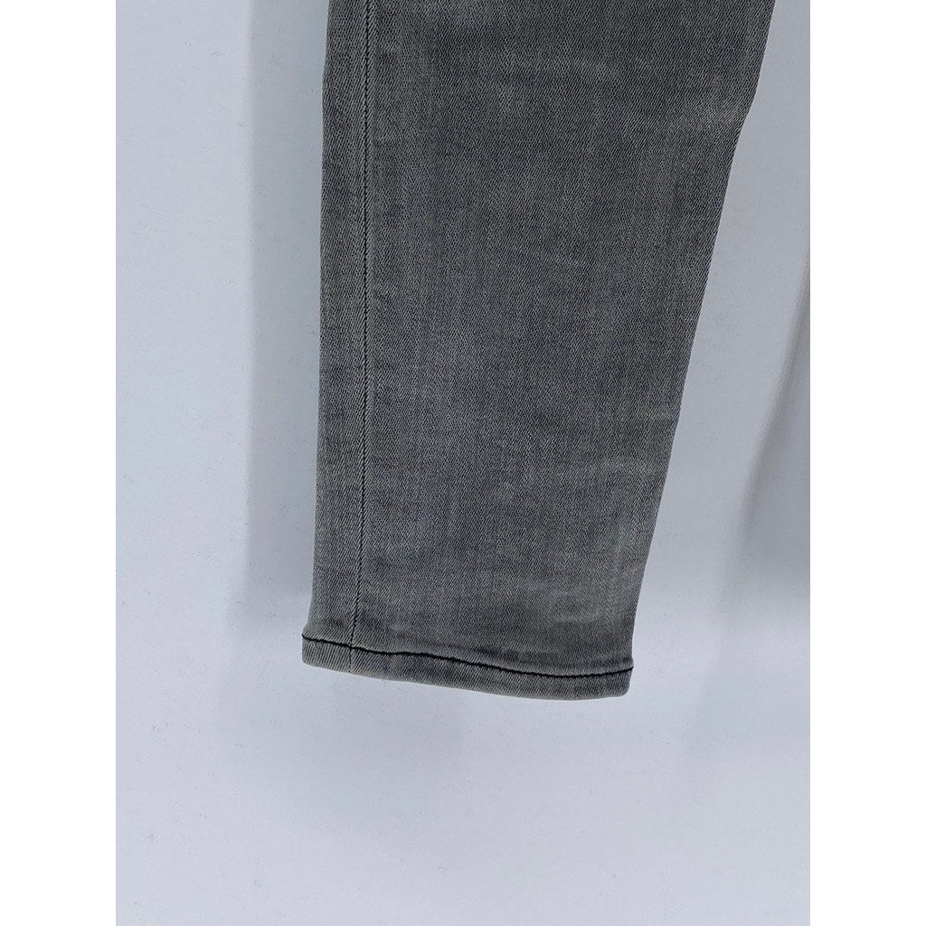 HUDSON Women's Light Gray Denim Super Skinny Midrise Natalie Jeans SZ 25
