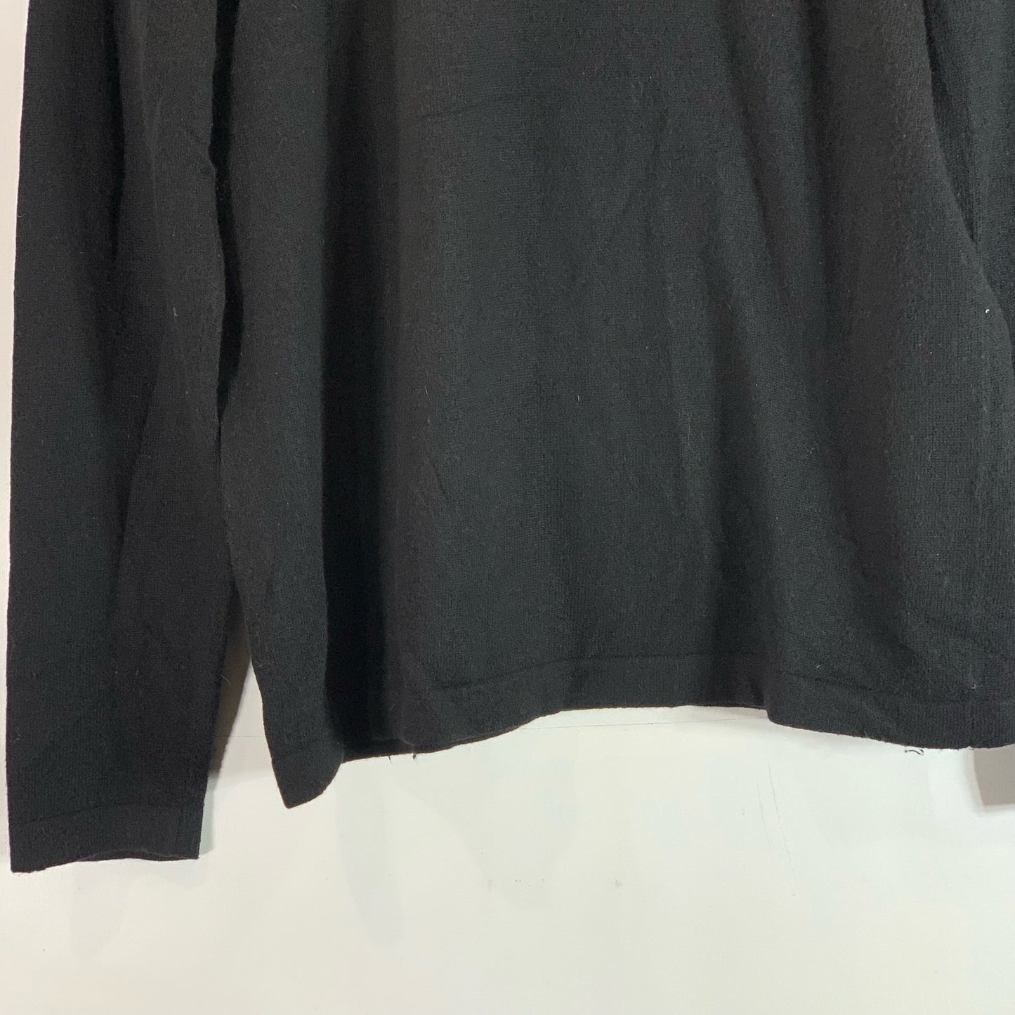 A|X ARMANI EXCHANGE Men's Black Crewneck Rib Shoulder Pullover Sweater SZ L