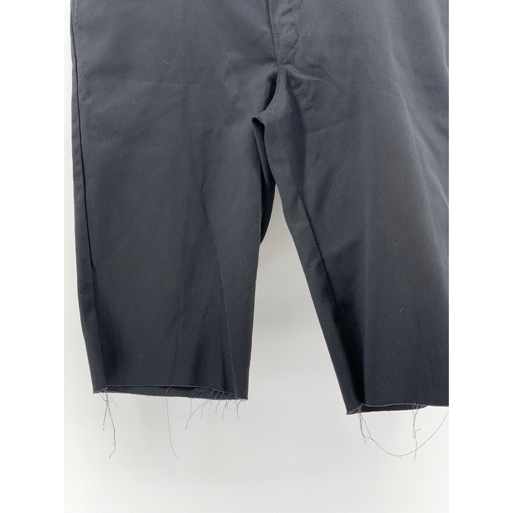 DICKIES Men's Black Faded Slim Straight Cut Off Short Pants SZ 40