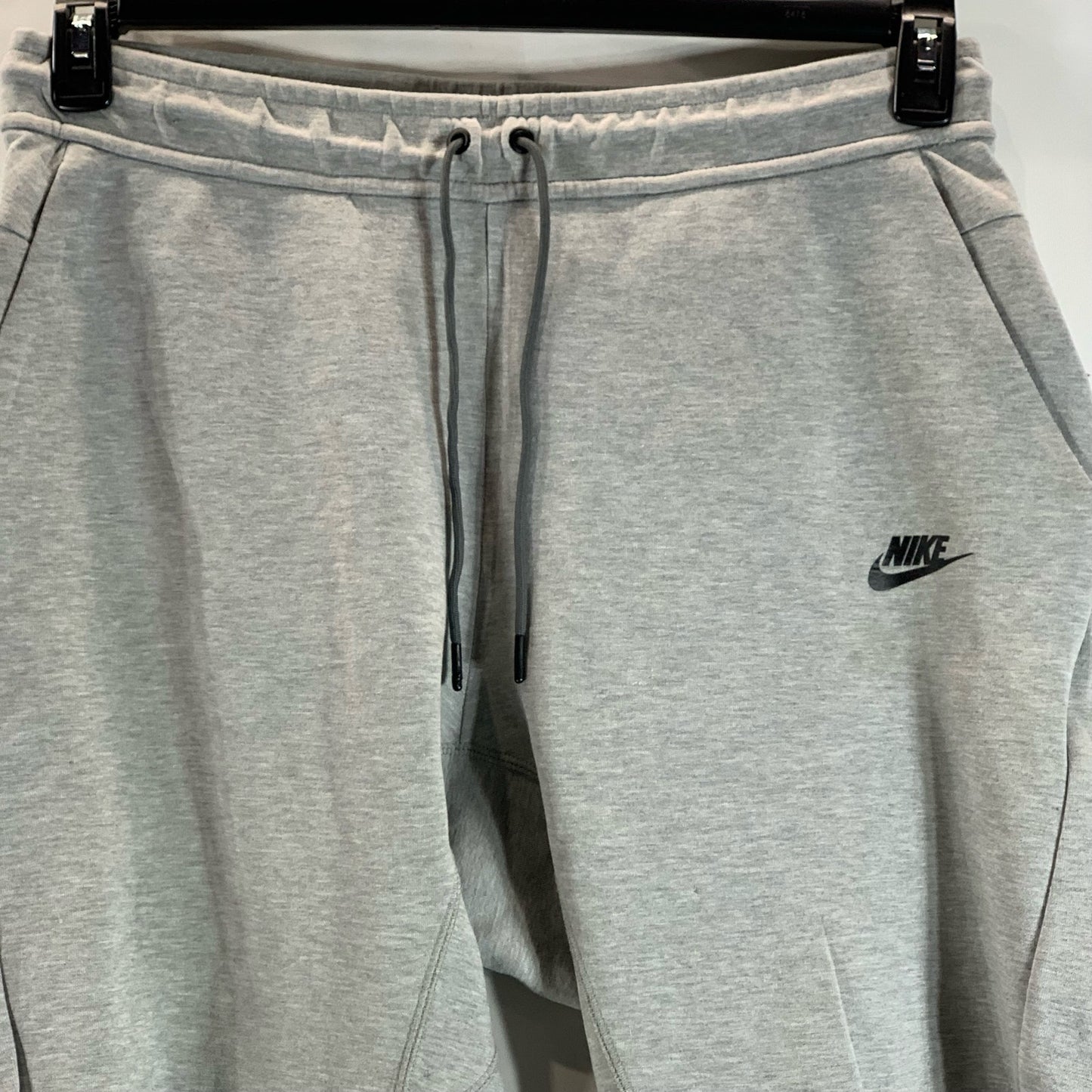 NIKE Sportswear Men's Gray Tech Fleece Drawstring Waist Pull-On Sweatpants SZ L