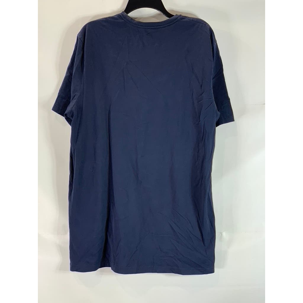 TOMMY HILFIGER Men's Navy Classic Crewneck Short Sleeve T-Shirt SZ XL