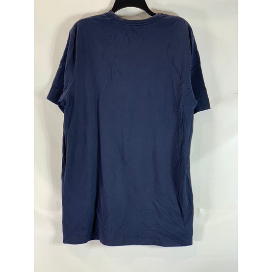 TOMMY HILFIGER Men's Navy Classic Crewneck Short Sleeve T-Shirt SZ XL