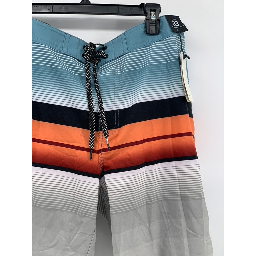 RIP CURL Men's Blue Mirage Surf Board Shorts SZ 33(M)