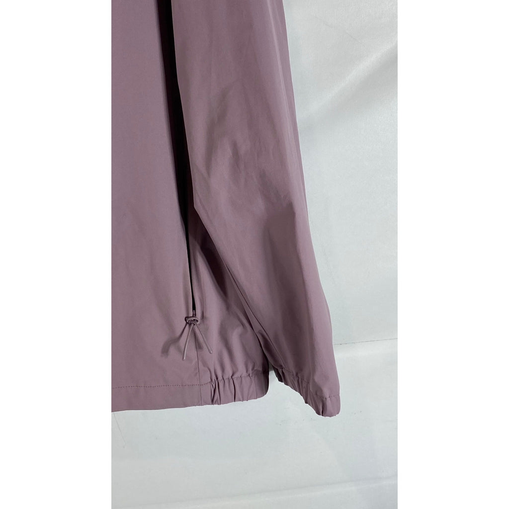 BR STANDARD Women's Mauve Popover Hooded Lightweight Jacket SZ L