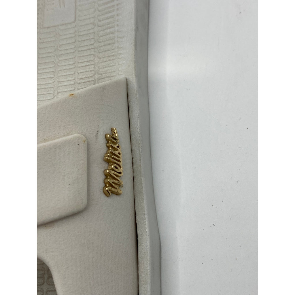 MELISSA Women's White Two Strap Slide Sun Malibu Sandals SZ 9