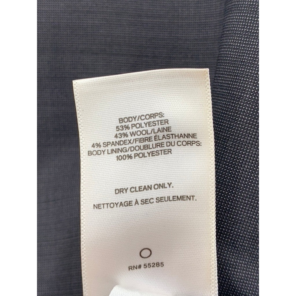 EXPRESS Men's Black 5-Button Adjustable Back V-Neck Suit Vest SZ XS