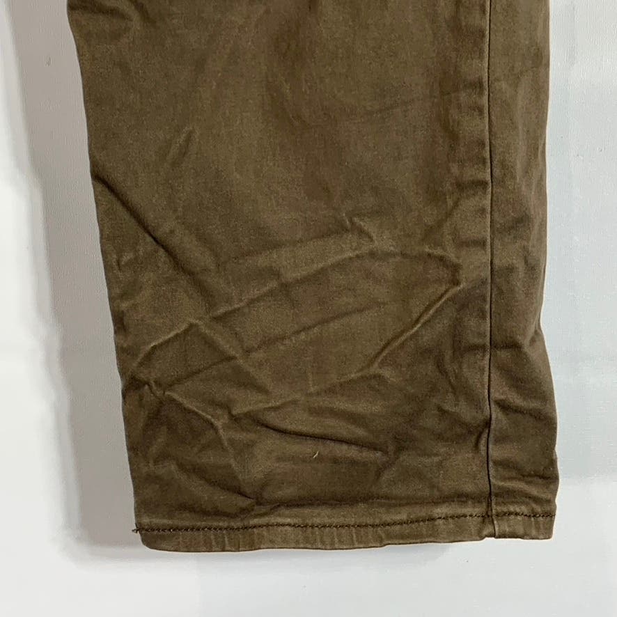 LUCKY BRAND Men's Brown 121 Slim Straight-Leg Five-Pocket Stretch Jeans SZ 34X30