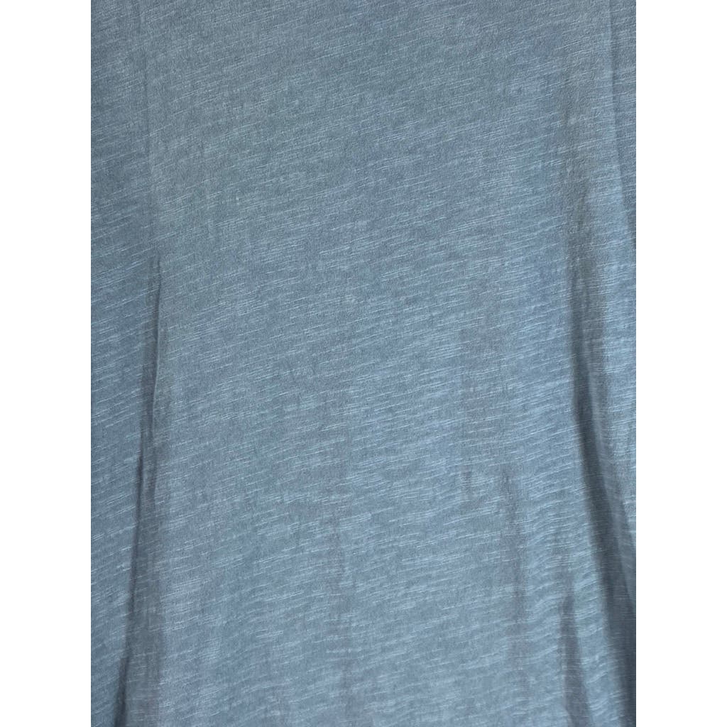 THEORY Men's Sky Blue Arlee Strato Short Sleeve Henley Shirt SZ L