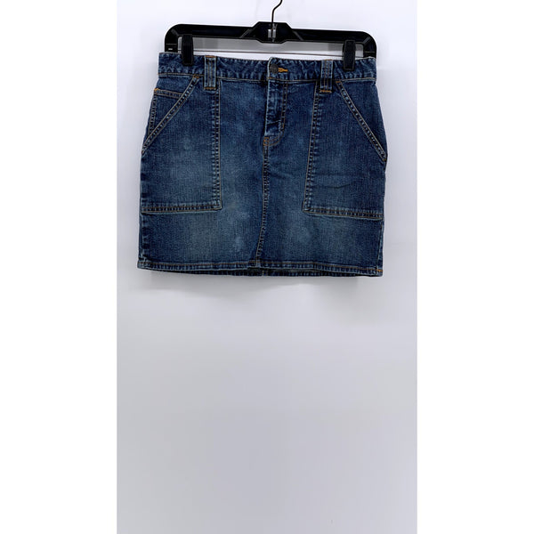 OLD NAVY Women's Blue Denim Vintage Y2K Denim Mini Skirt SZ XS