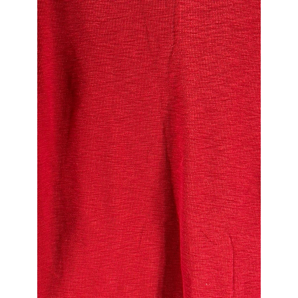 AMERICAN EAGLE OUTFITTERS Men's Red Graphic Waffle-Knit Vintage-Fit T-Shirt SZ L