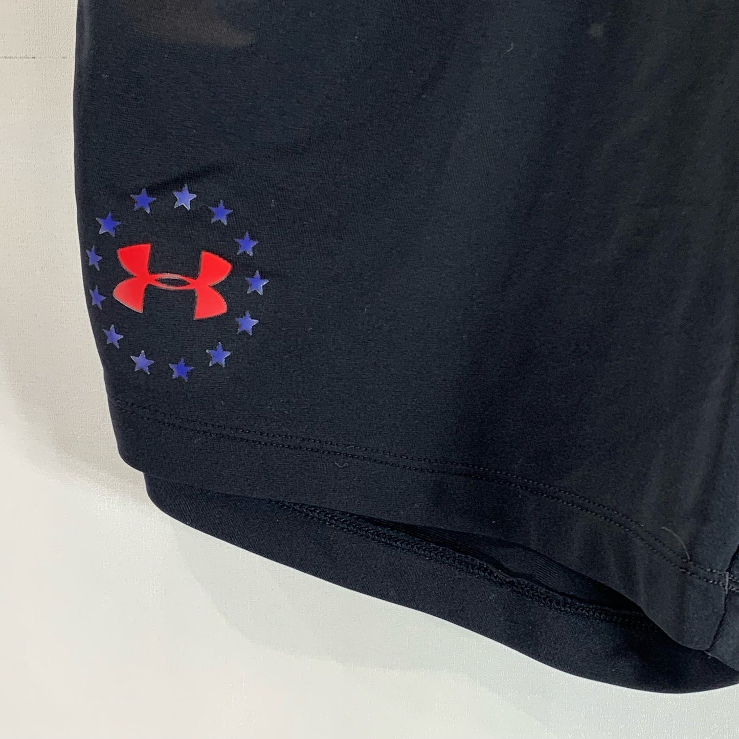 UNDER ARMOUR Men's Black Freedom MK1 HeatGear Fitted Pull-On Shorts SZ L