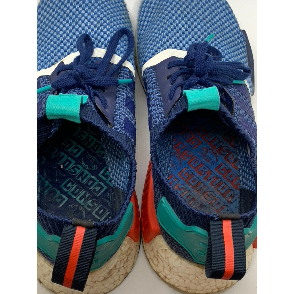ADIDAS Men's Multicolor Mesh NMD_R1 Packers Sneakers SZ 9.5
