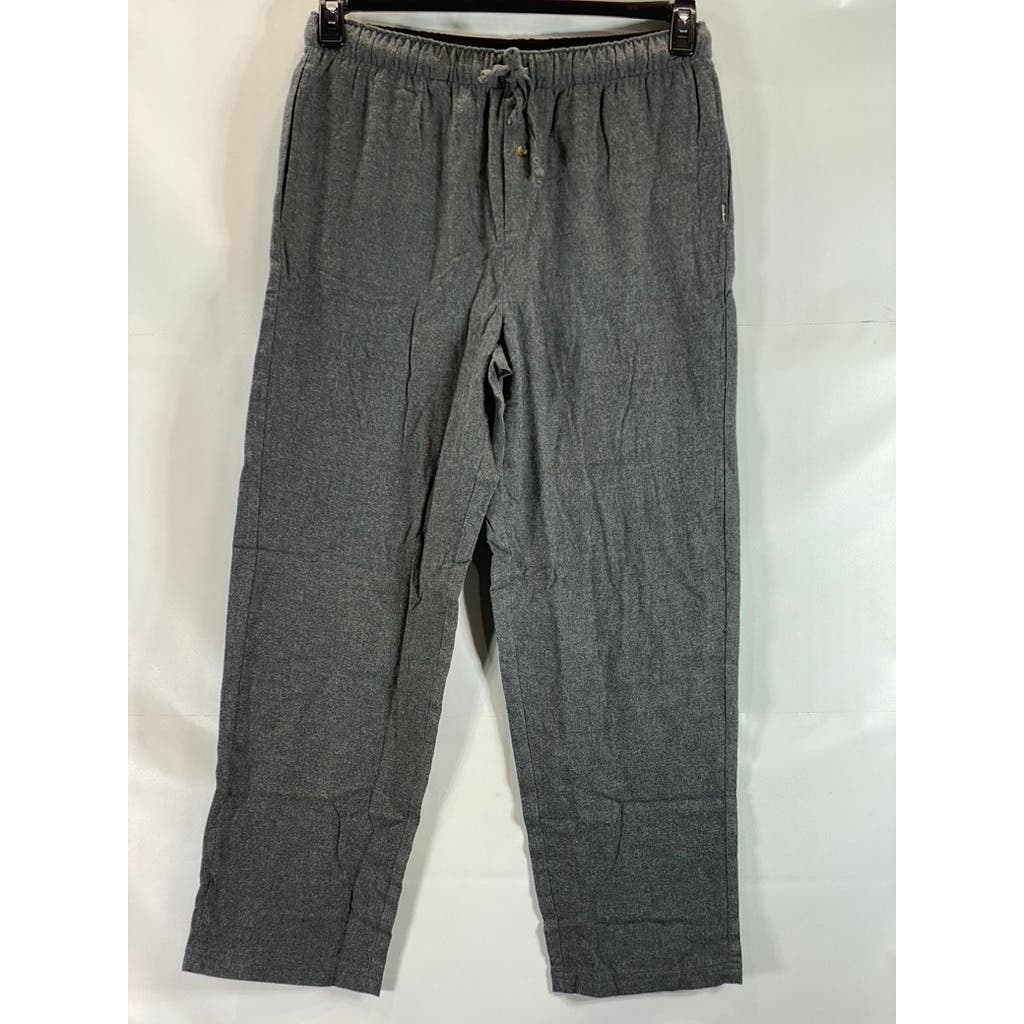 EDDIE BAUER Men's Dark Smoke Cotton Classic-Fit Drawstring Sleep Pant SZ L
