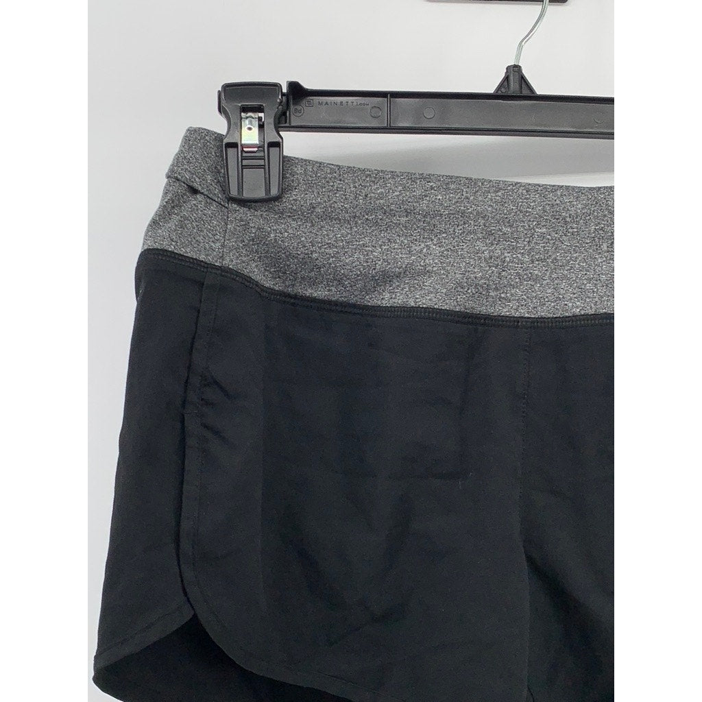 NIKE Women's Black-Gray Dri-Fit Active Shorts SZ XS