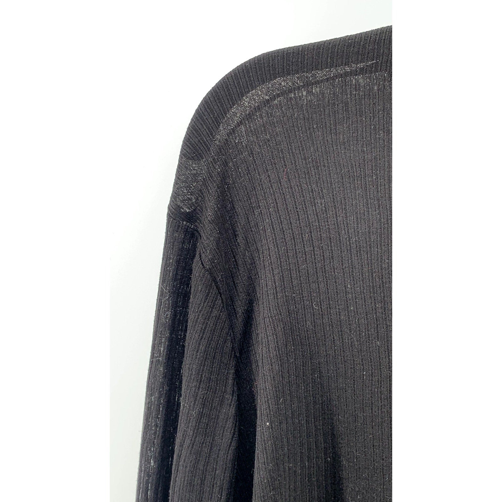 H&M Women's Black Rib Knit Pullover Long Sleeve Turtleneck Sweater SZ 2XL