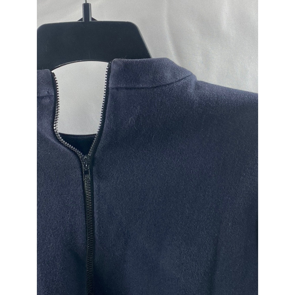 STEVEN ALAN Women's Dark Navy Blue Crewneck Long Sleeve Sweater Top SZ S