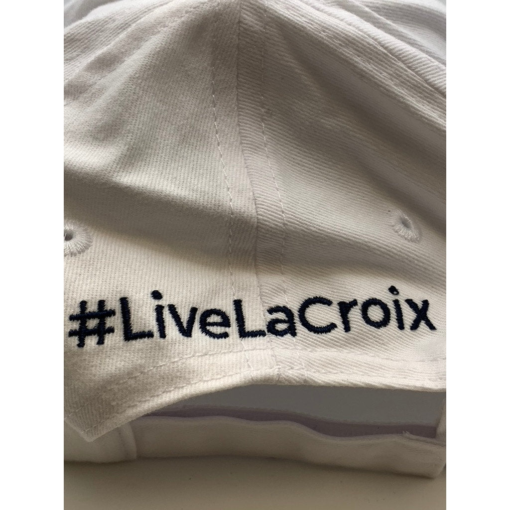 LA CROIX Men's White Embroidered Logo Baseball Cap SZ OS