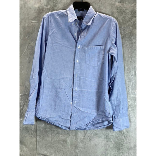 J.CREW Men's Light Blue Flex Washed Slim-Fit Button-Up Long Sleeve Shirt SZ S
