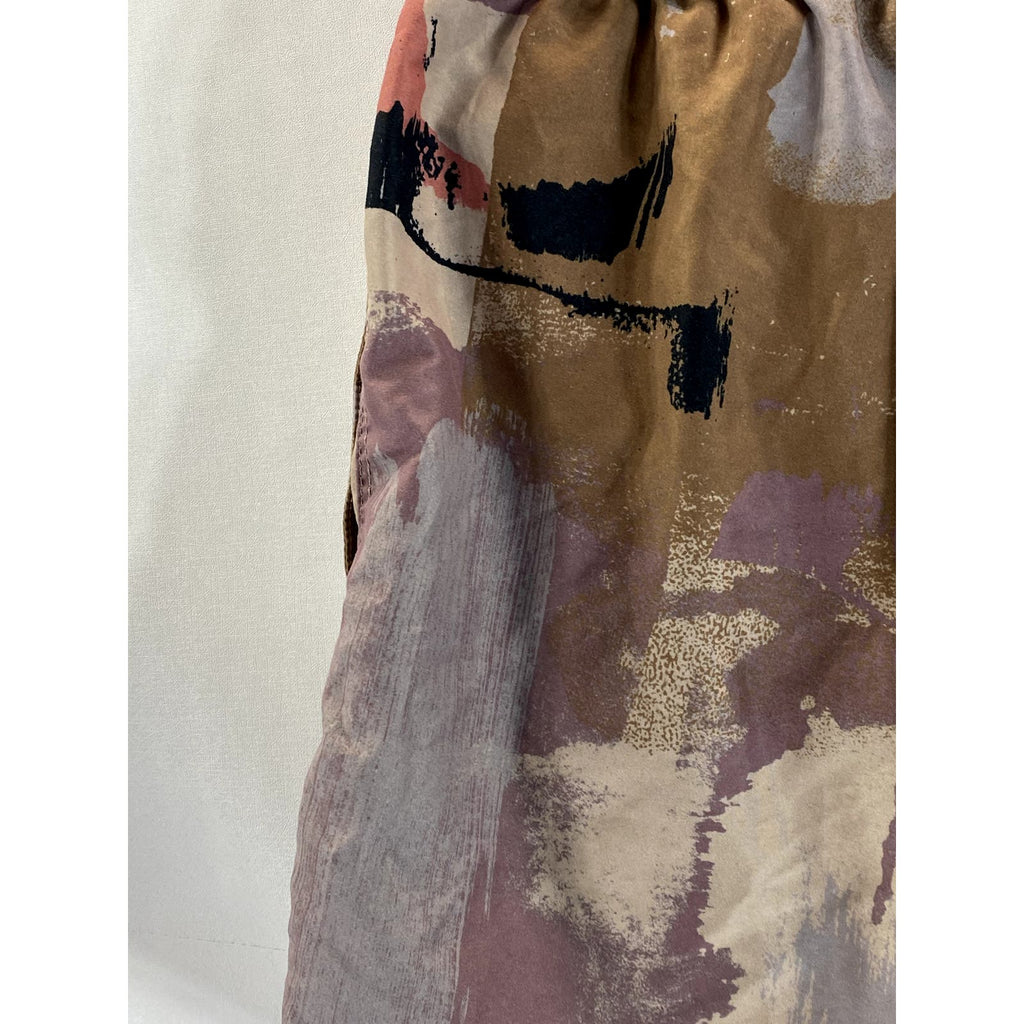 ASOS Men's Brown Printed Drawstring Pull-On Shorts SZ L