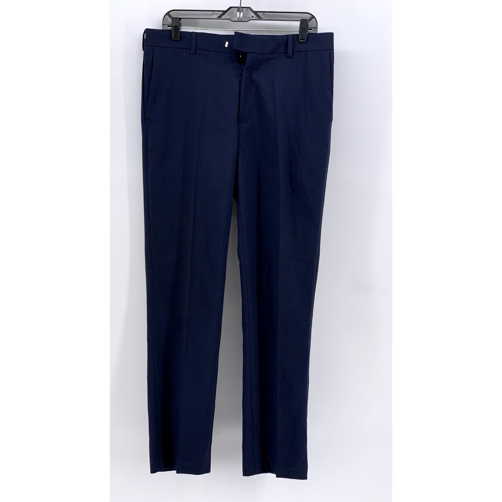 VAN HEUSEN Men's Navy Slim-Leg Flex Dress Pants SZ 32X32