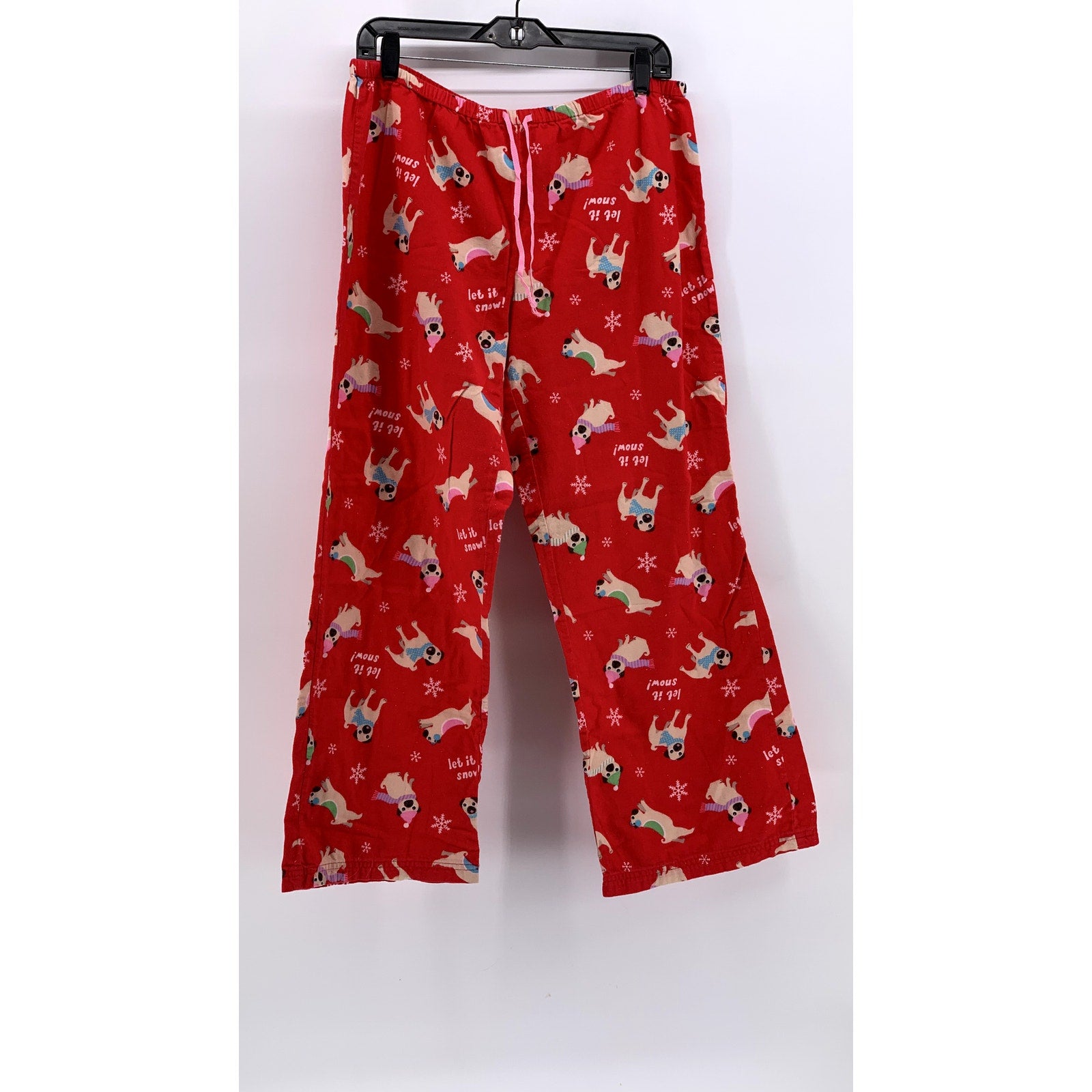 MUDD Women's Red Dog Christmas Printed Pajama Pants SZ XL