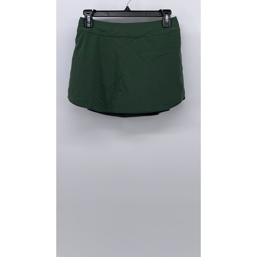 OUTDOOR VOICES Women's Dark Green Pull-On Active Mini Tennis Skirt SZ XS