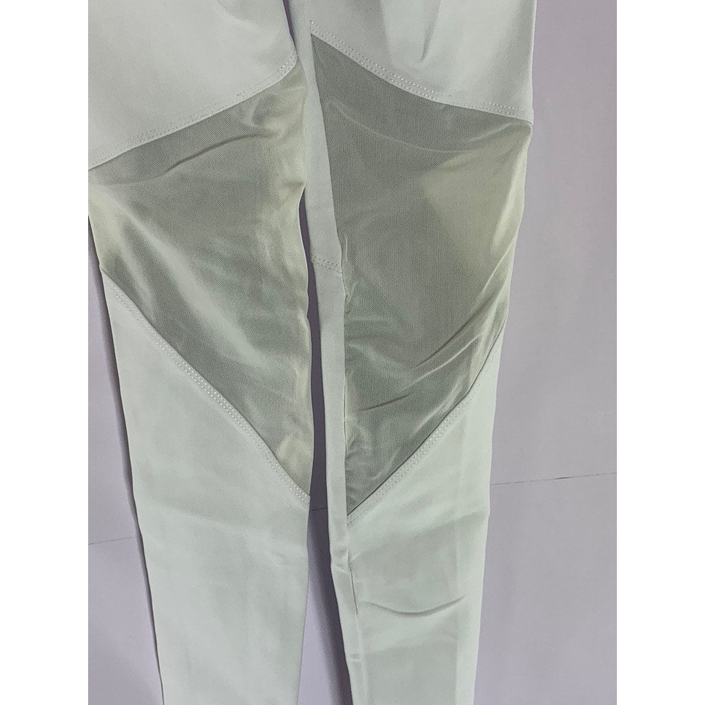 HEROINE SPORT Women's White Elastic Waist Pull-On Tracking Leggings SZ XS