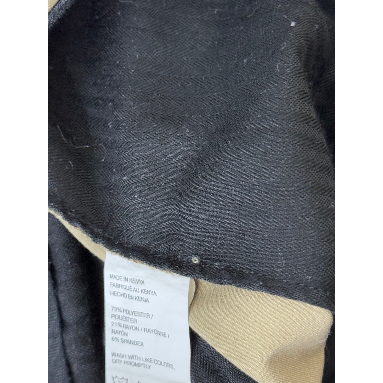 VAN HEUSEN Men's Tan Flex Slim-Fit Flat Front Dress Pants SZ 29X32