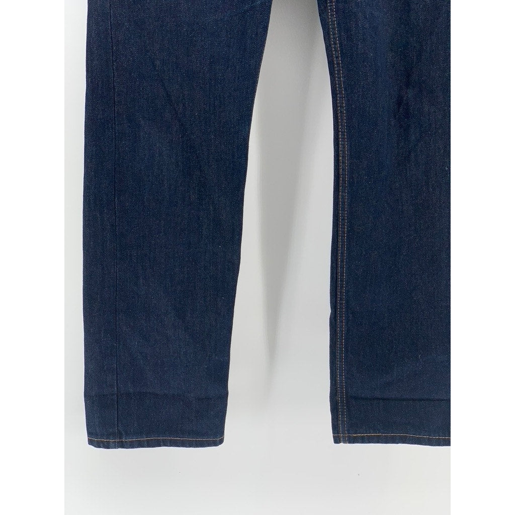 LEVI'S Men's Rinsed Indigo Denim 505 Regular-Fit Straight-Leg Jeans SZ 31X30