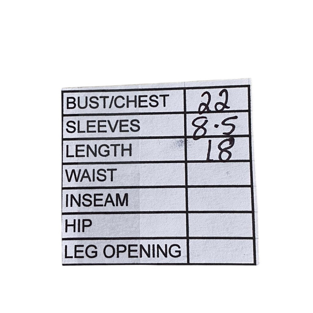 SPORT Women's Red-Blue Graphic Crewneck Short Sleeve Casual Cropped Top SZ XL