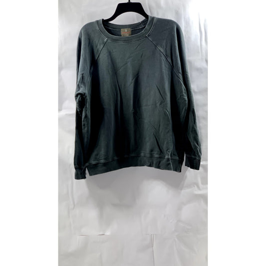FREE PEOPLE MOVEMENT Women's Washed Gray Crewneck Long Sleeve Sweatshirt SZ S