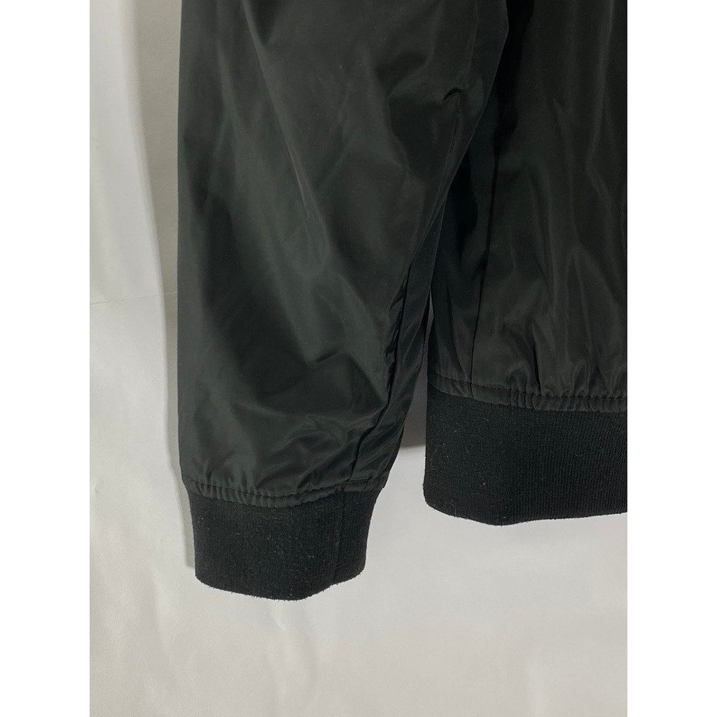 THREADFAST Unisex Adult Black Custom-Made 'The Other Two' Bomber Jacket SZ M