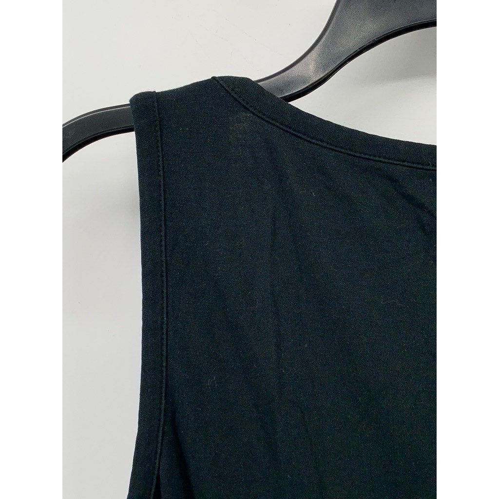 ISAAC MIZRAHI Women's Black Sleeveless Dress SZ S
