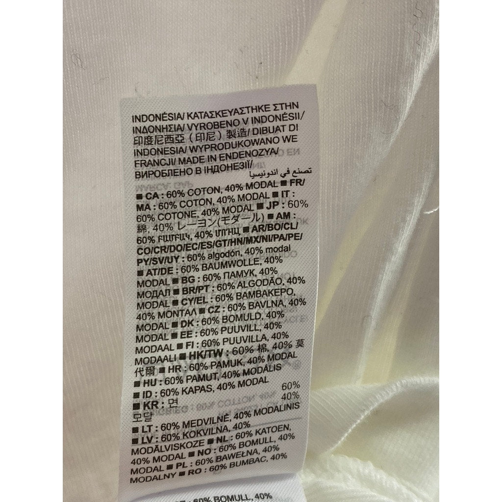 GAP Women's White Solid Boatneck Long Sleeve Favorite Tee SZ S