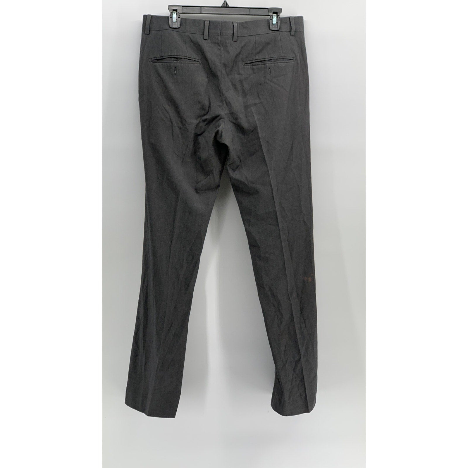 MEXX METROPOLITAN Men's Charcoal Gray Straight-Leg Regular-Fit Trousers SZ 40R