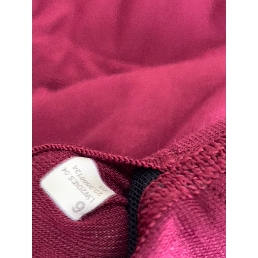LULULEMON Women's Fuchsia Pink Ribbed Cutout Asymmetrical One-Shoulder Bra SZ 6