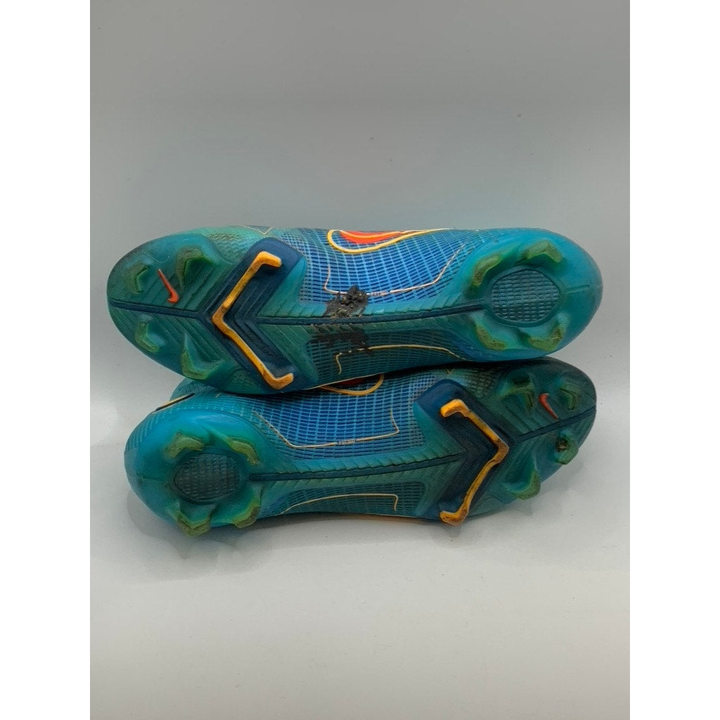 NIKE Women's Teal Blue Murcurial Fit360 FlyKnit Soccer Cleats SZ 7.5