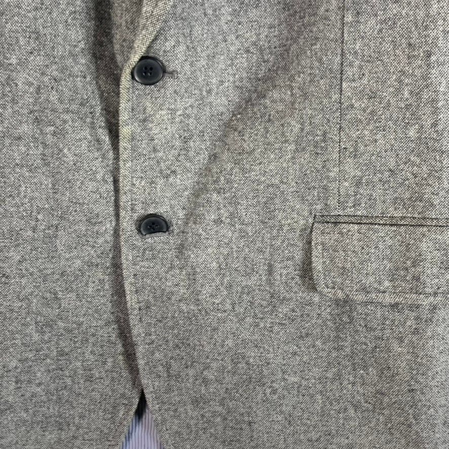 BANANA REPUBLIC Men's Grey Heather Donegal Tailored-Fit Two-Button Blazer SZ 44R