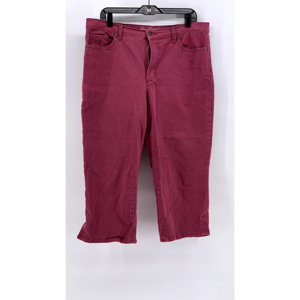 GLORIA VANDERBILT Women's Denim All Around Slimming Effect Capri SZ 14