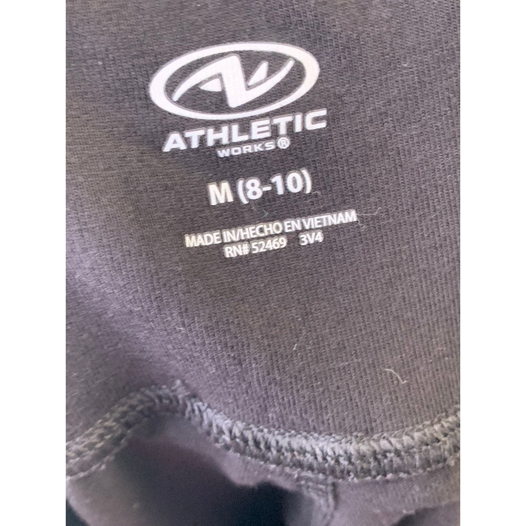 ATHLETIC WORKS Women's Black Solid Jogger Sweatpants SZ M