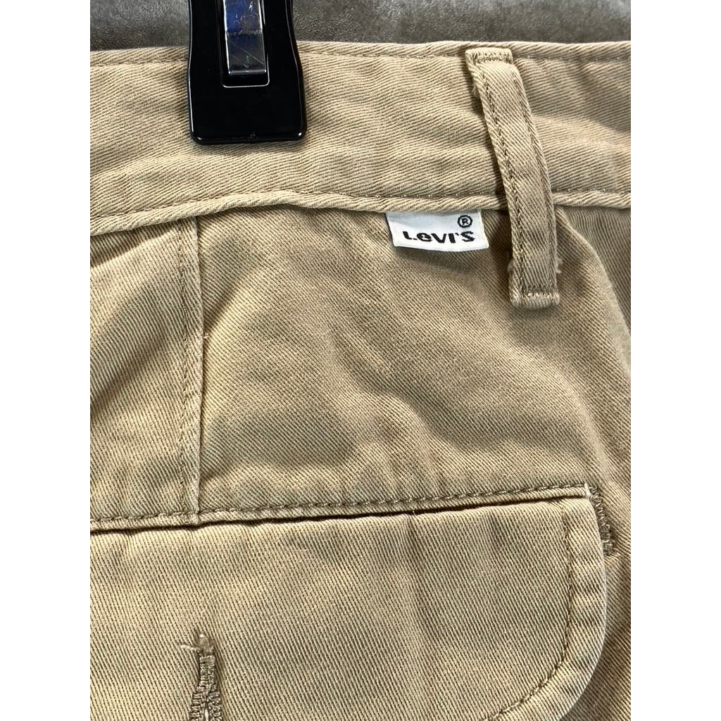 LEVI STRAUSS & CO. Two Horse Brand Men's Tan Regular-Fit Cargo Shorts SZ 44