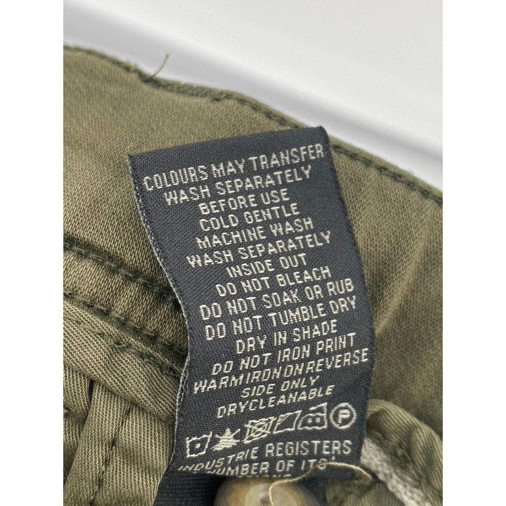 GARMENT MAKERS INDUSTRIE Men's Olive Green Drawstring Casual Jogger Pants SZ 36