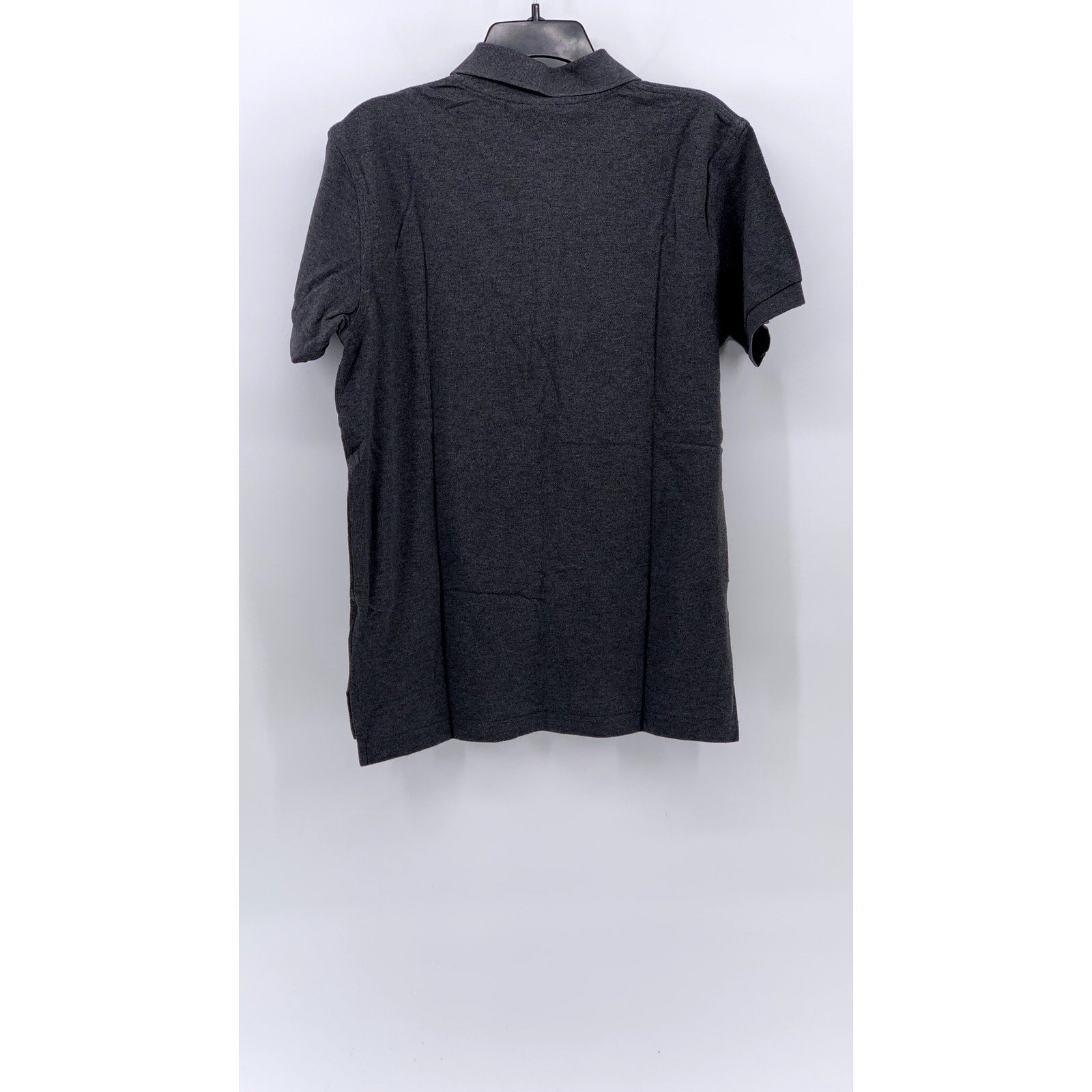 BROOKS BROTHERS Men's Gray Slim-Fit Short Sleeve Performance Polo Shirt SZ M